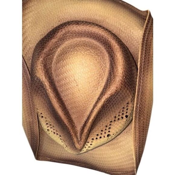 Peter Grimm Raffia Straw Cowboy Hat - Picture 6 of 11